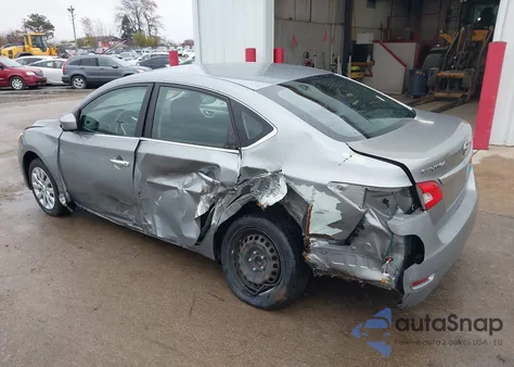 2014 Nissan Sentra Fe+ S/Fe+ Sv/S/Sl/Sr/Sv z USA, uszkodzony, nr VIN 3N1AB7APXEY262353